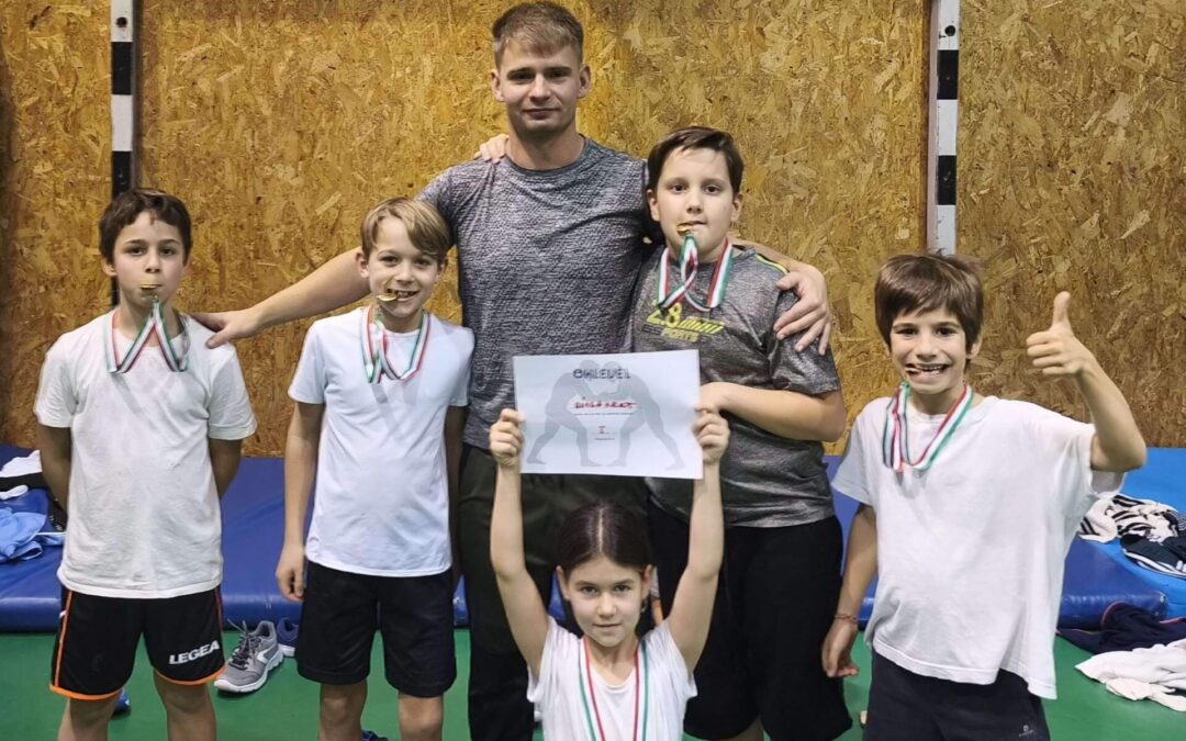 Első helyezés a grundbirkózó versenyen!